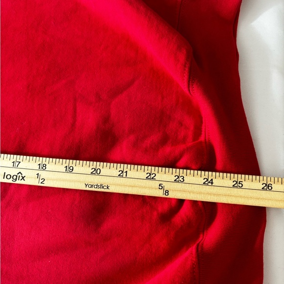 NEW WOMENS TOP STICH RED & BLACK SCOTTIE DOG CHRISTMAS SWEAT SHIRT  SZ. XL - Picture 7 of 11